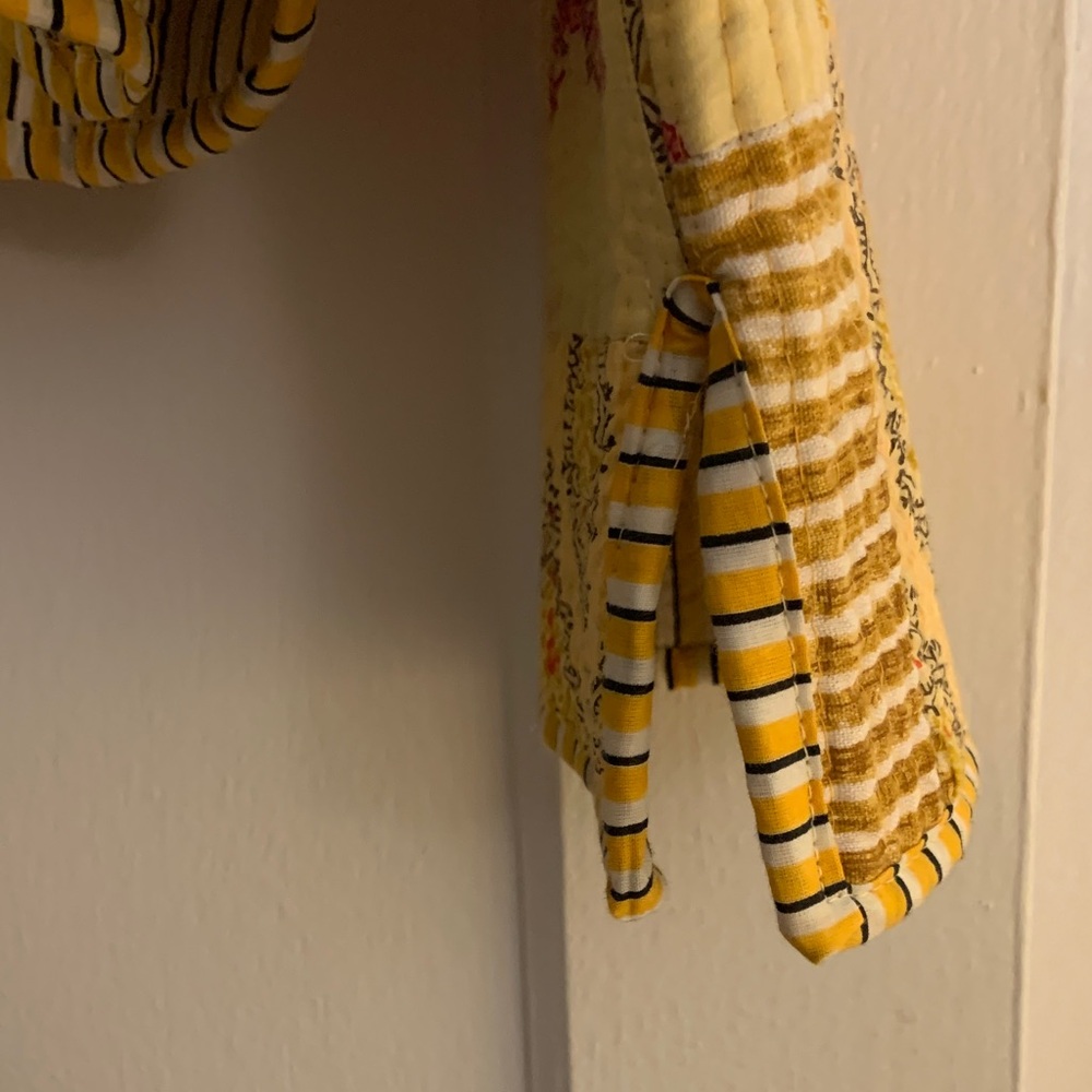 Colorful Yellow Patchwork Jacket - image 3